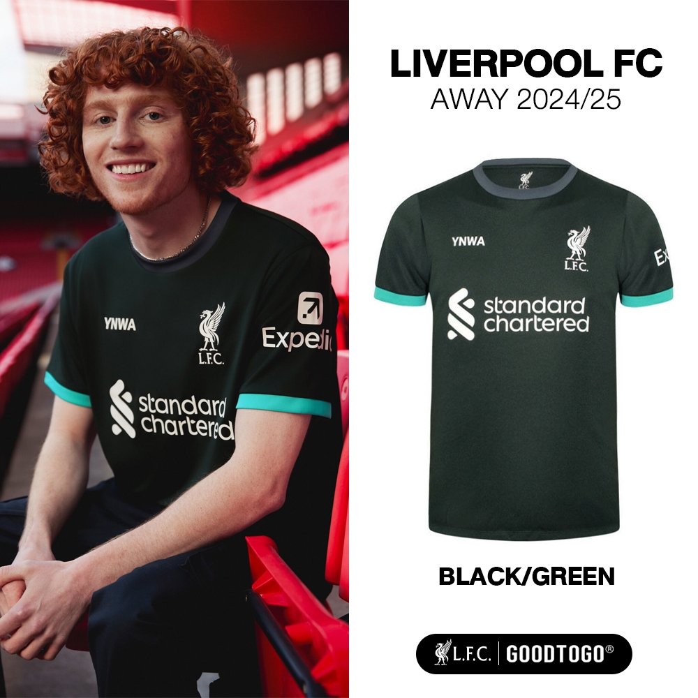 Liverpool Football Club ลิเวอร์พูล เสื้อบอล เสื้อเชียร์ ชุดเยือน เกรด Supporter ฤดูกาล 2024/25 S24SP02
