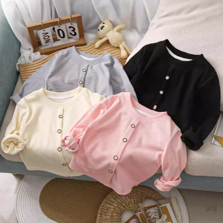 เสื้อแขนยาวเด็ก หญิง ชาย 3เดือน ถึง 10 ปี ขนาด 80-160 ใส่กันแดด,กันลม,กันหนาว