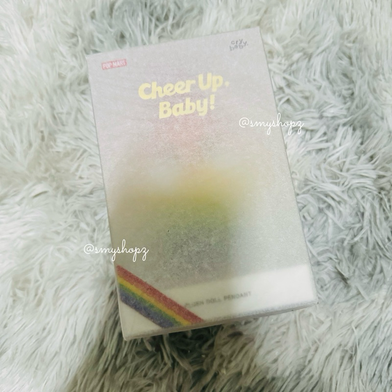 [พร้อมส่ง-มือหนึ่งไม่แกะ] ใช้โค้ด 30% POP MART CRYBABY CHEER UP, BABY! SERIES-Plush Doll Pendant พวงรุ้งเล็ก ราคา ถูกที่สุด ดีลบีเคเค