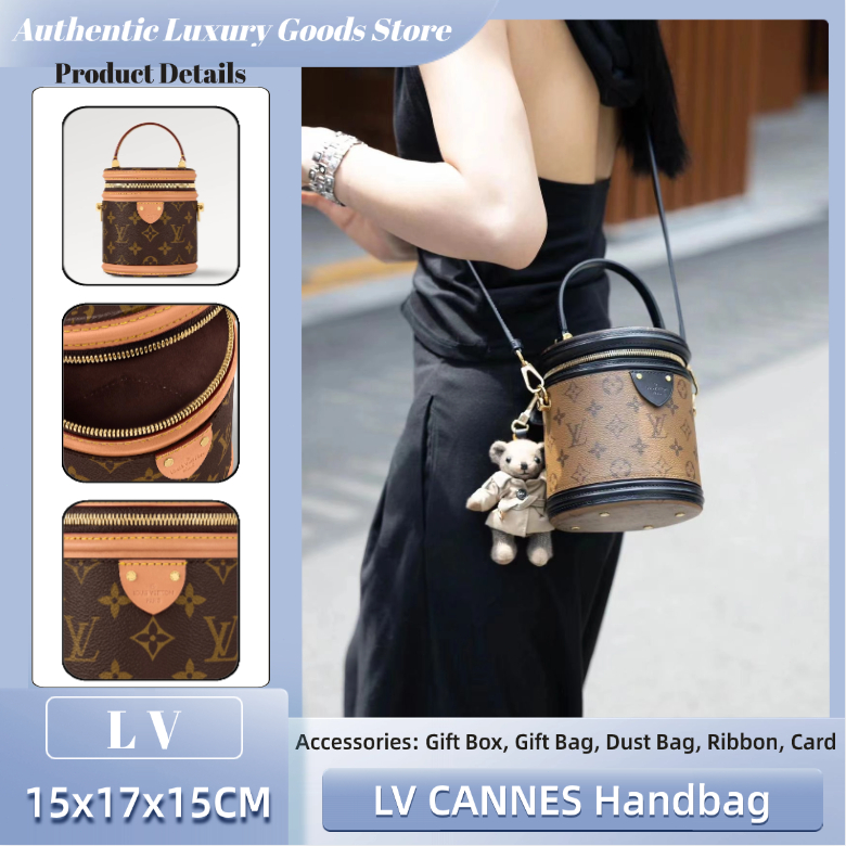 หลุยส์ วิตตอง 🍒LV Louis Vuitton CANNES Handbag🍒กระเป๋าสะพายข้างผู้หญิง