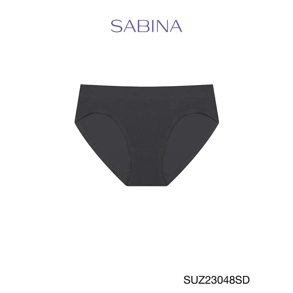 Sabina กางเกงชั้นใน Seamless Fit รุ่น Panty Zone รหัส SUZ23048SD สีเทาเข้ม