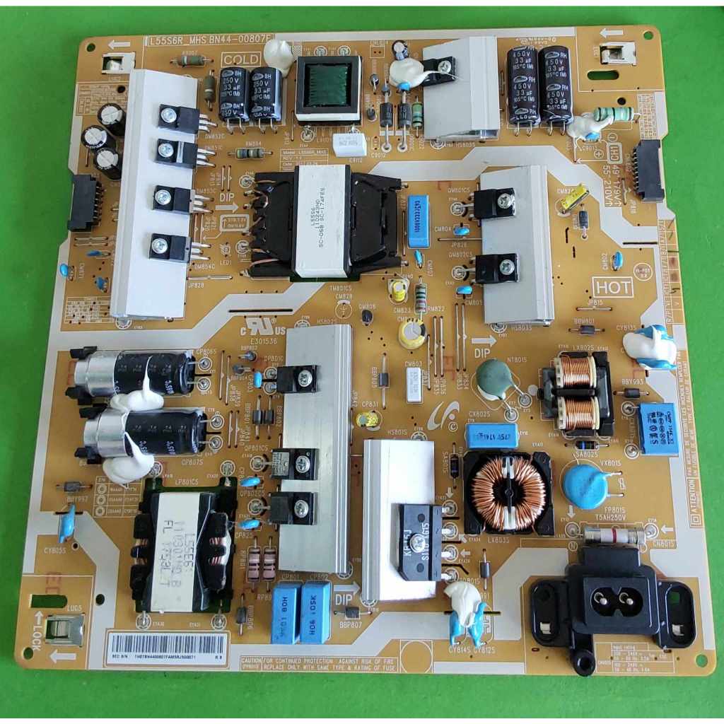Board Power Supply พาวเวอร์ซัพพลาย Samsung BN4400807F ใช้ในรุ่น UA49MU6100K UA49MU6103K UA49MU6300K 