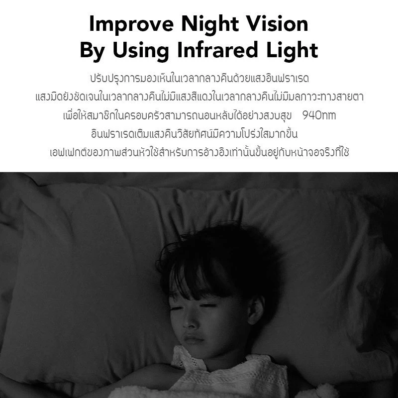Xiaomi Mi กล้องวงจรปิด รุ่น C200 1080p / 360° 2K / 360° 2K C300 / 360° 3K thumbnail 5