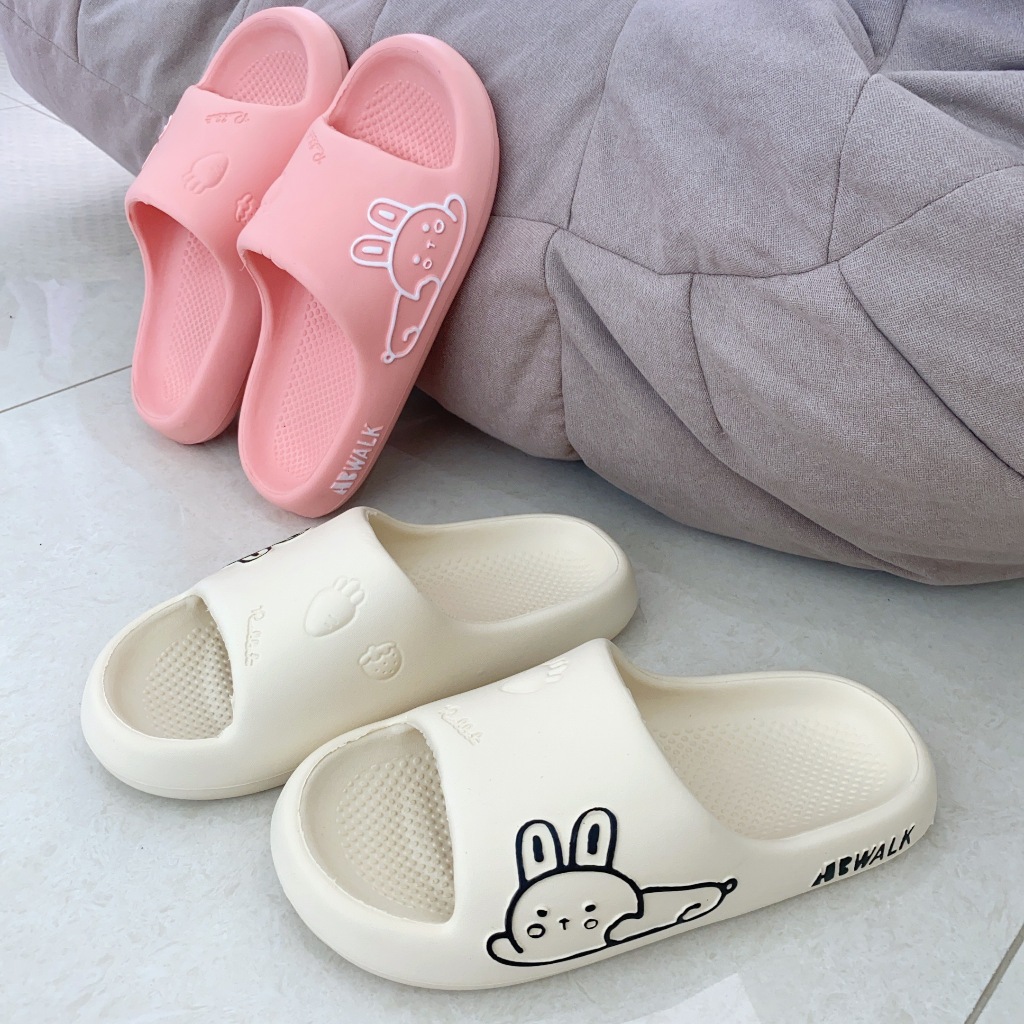 T.CUTE รองเท้าแตะ รองเท้าแฟชั่นน่ารัก เบา ไม่ลื่น ไม่เปียก ไซส์36-40 ผลิตในไทย(พร้อมส่ง)รุ่นS-004