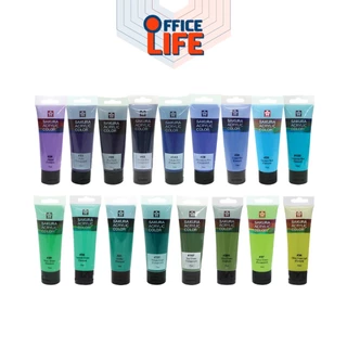 SAKURA (ซากุระ) สีอะคริลิค รุ่น XAC ขนาด 75 ML. มีทั้งหมด 48 สี ( 1 หลอด )