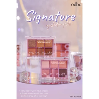 Odbo Signature Eyeshadow Palette (OD276) โอดีบีโอ ซิกเนเจอร์ อายแชโดว์ พาเลท ทาตา 4.8g