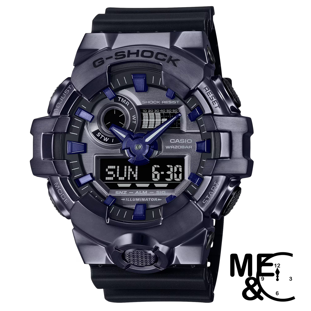 CASIO G-SHOCK​ GM-700P-6ADR G-STEEL ของแท้ ประกันศูนย์ CMG