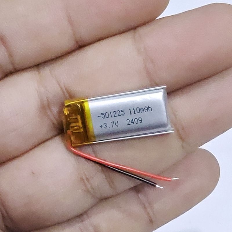 3.7v 110mah  501225 Li-Po li ionแบตเตอรี่ สำหรับMp3 MP4  กล้องติดรถยนต์