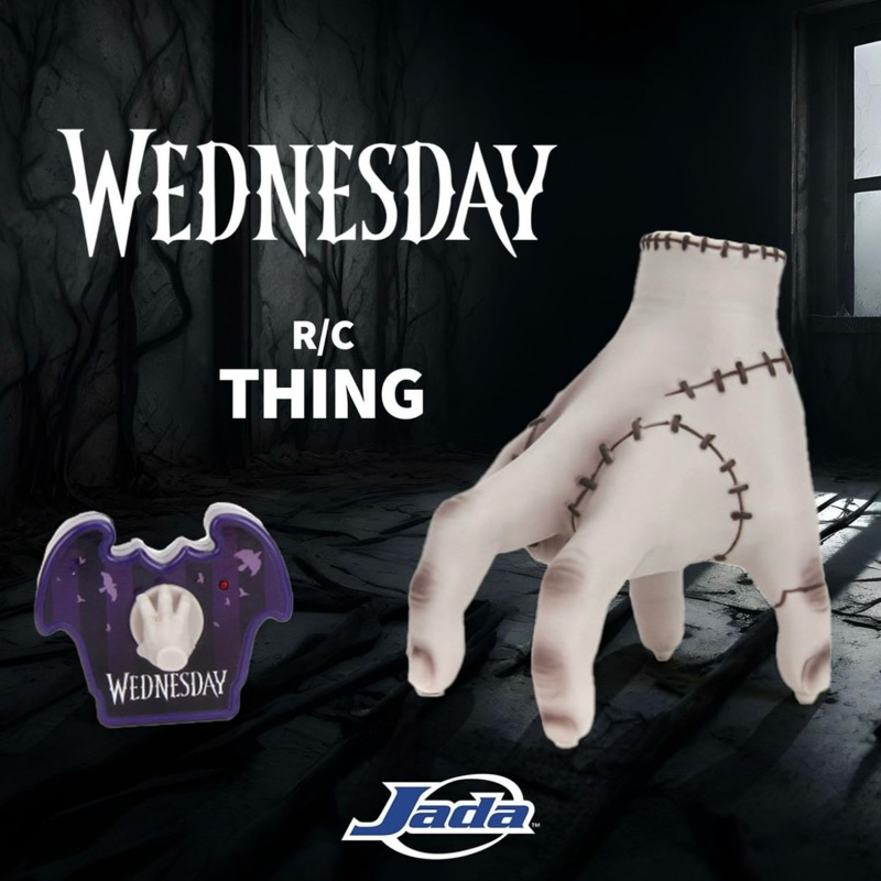 Jada RC Wednesday - The Thing หุ่นมือ Thing บังคับได้จากซีรีส์ดัง Wendnesday 🖤