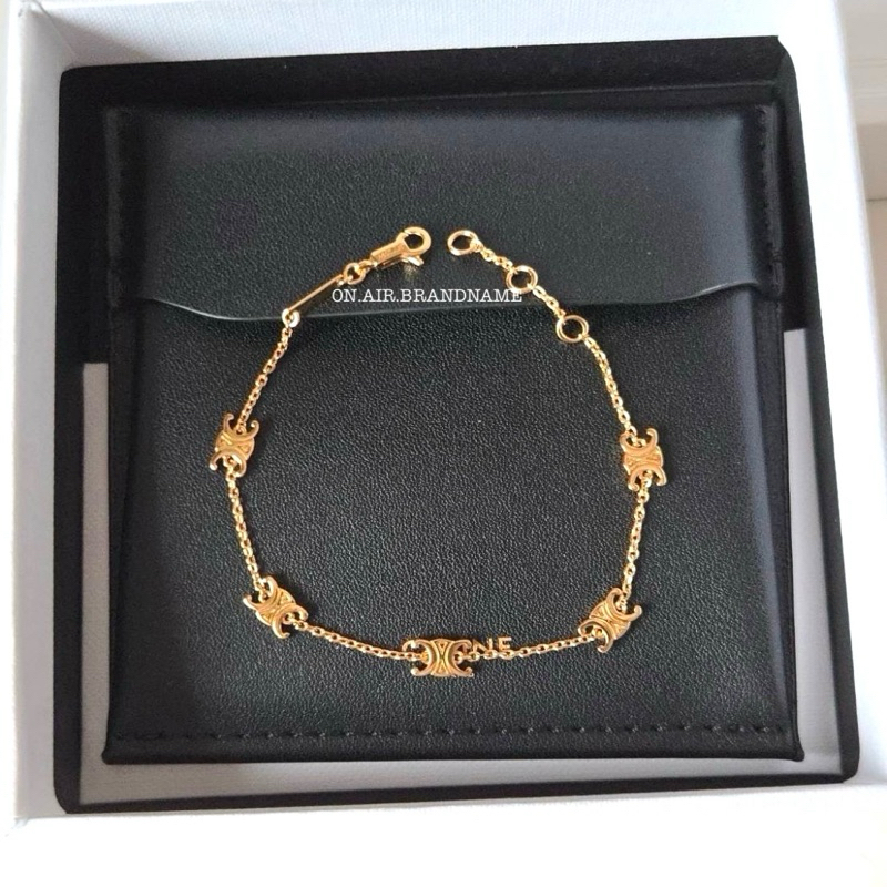 New celine bracelet กำไลข้อมือ รุ่นฮิต น่ารักมาก สร้อยข้อมือ ราคา ถูกที่สุด ดีลบีเคเค แกลเลอรีภาพที่ 2