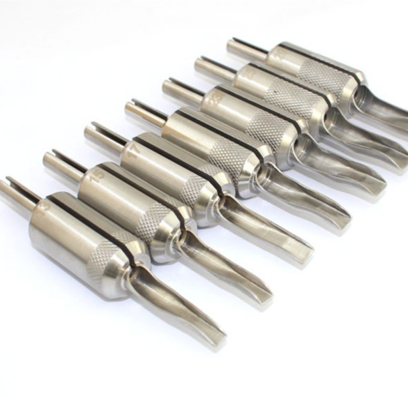 TATTOO FLAT MAGNUM GRIP 19-29F กระบอกจับสแตนเลสแบบผ่า 19-29 มม. กระบอกผ่า กระบอกจับ