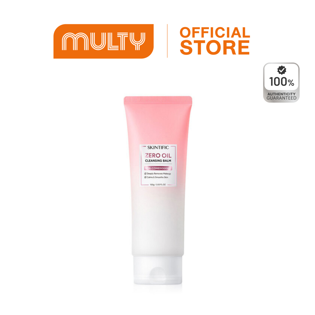 Skintific Zero Oil Cleansing Balm 100 g. คลีนซิ่ง ผลิตภัณฑ์ล้างเครื่องสำอาง