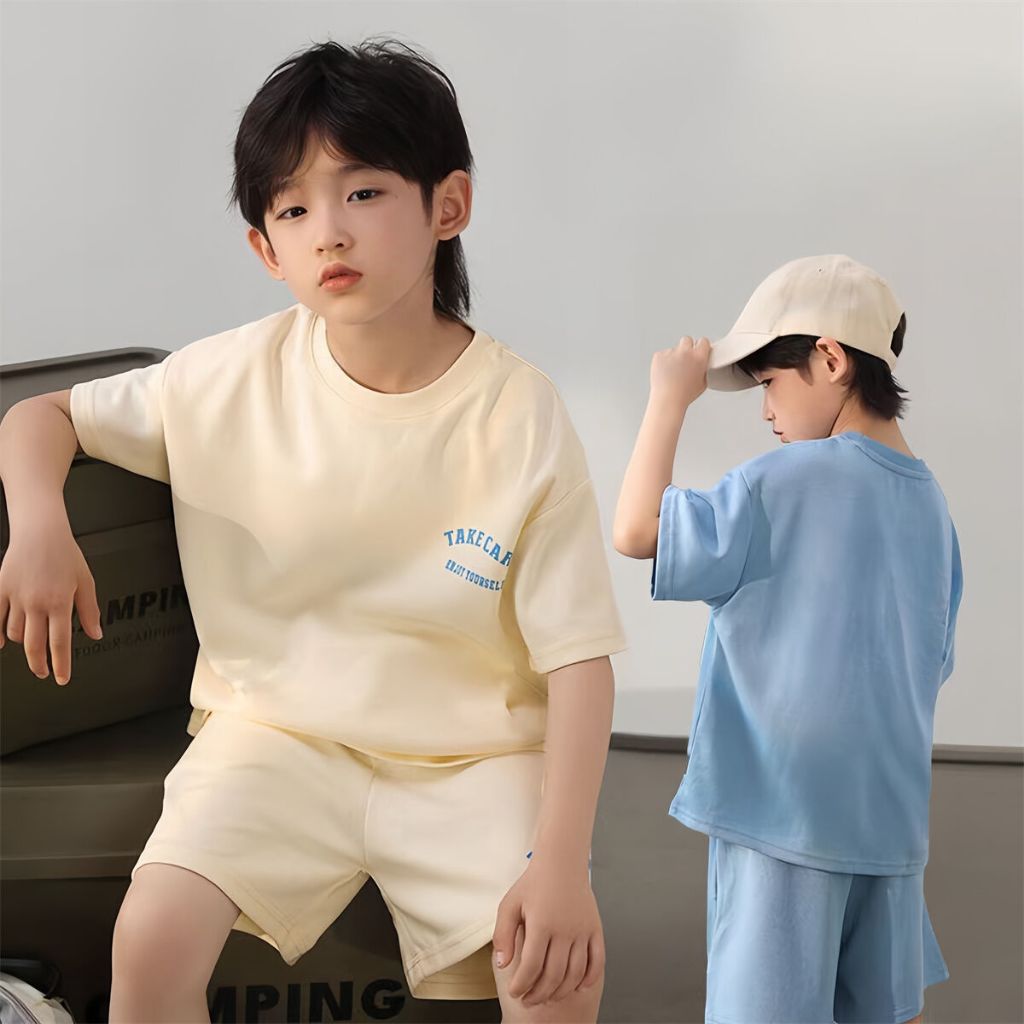 Beryl kidsชุดเซ็ทเด็กชายน่ารักชุดสูทลําลองสําหรับเด็กฤดูร้ รูปที่ 7