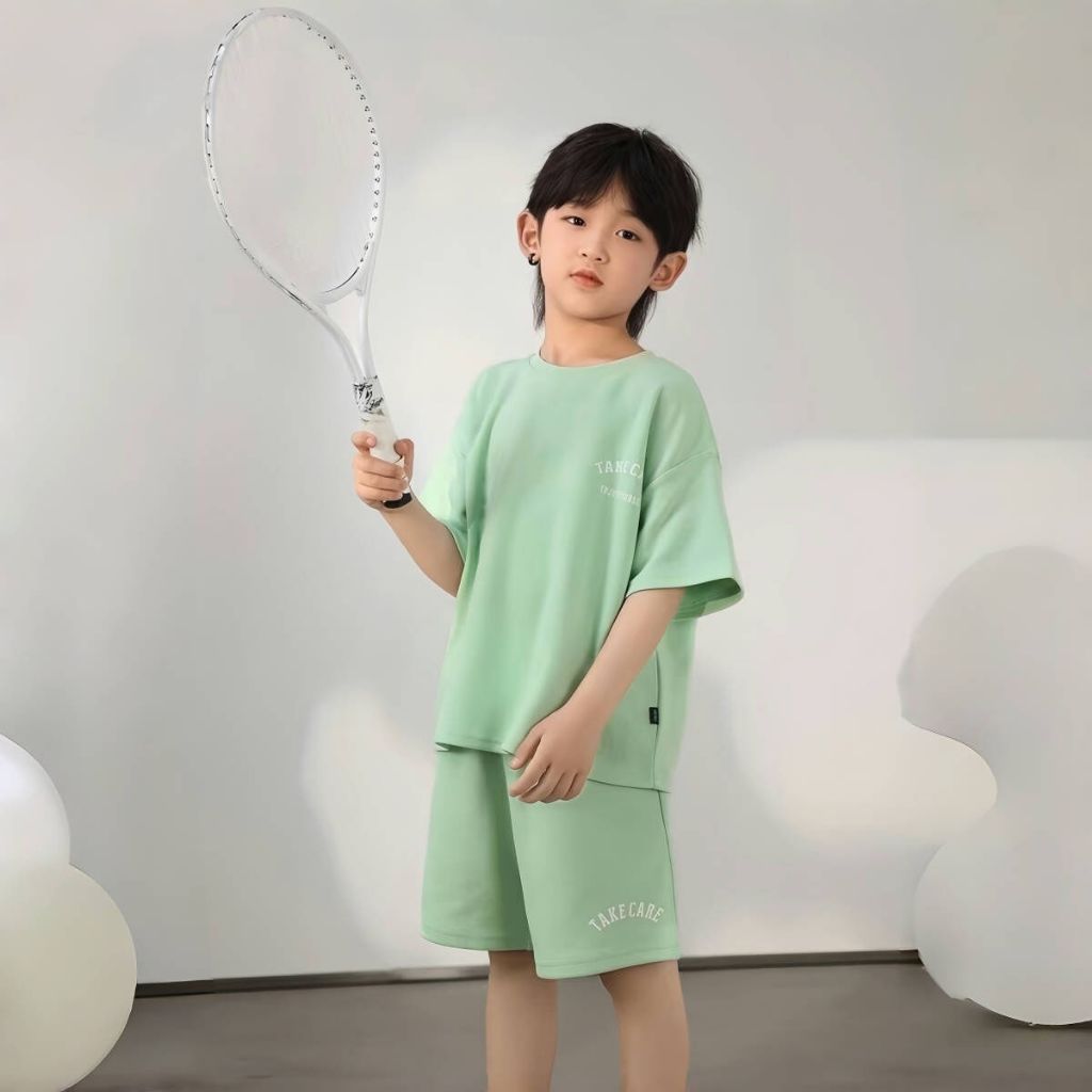 Beryl kidsชุดเซ็ทเด็กชายน่ารักชุดสูทลําลองสําหรับเด็กฤดูร้ รูปที่ 4