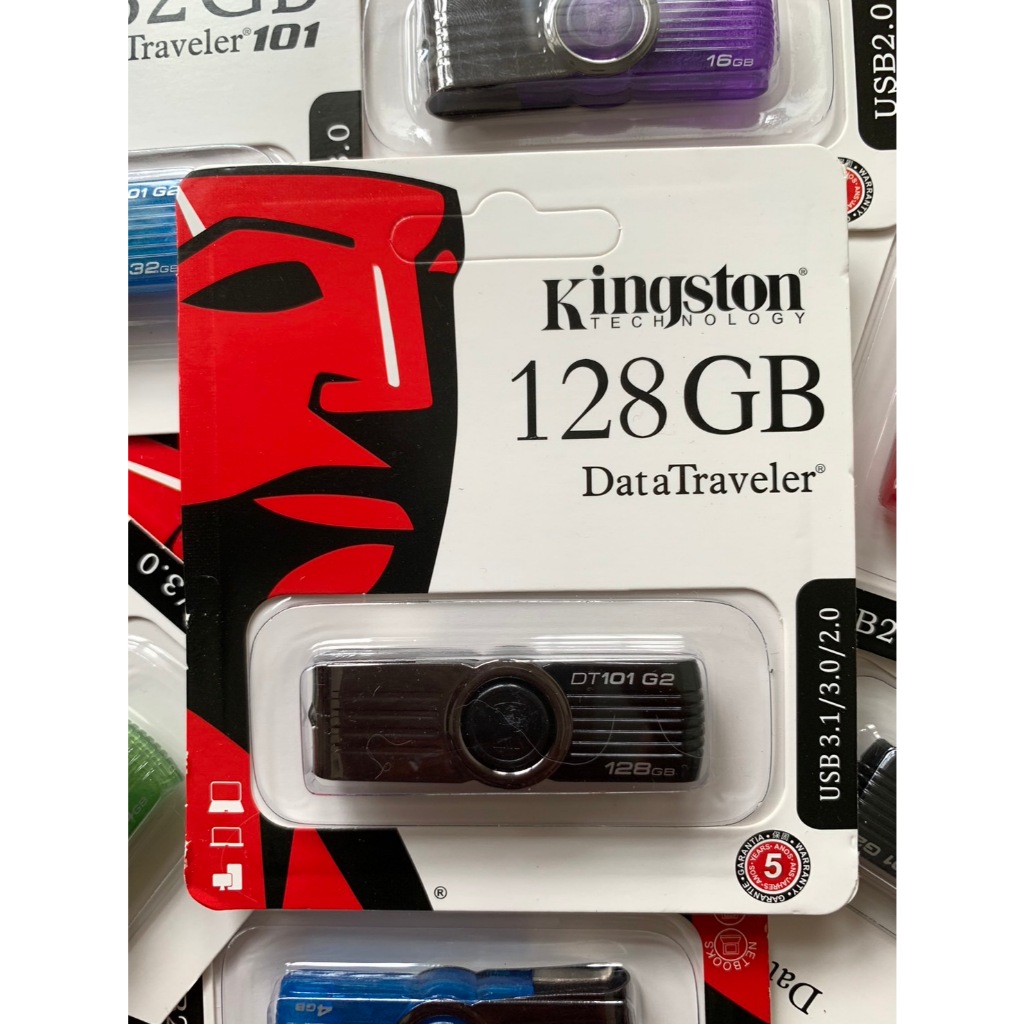 USB Flash Drive 128GB รุ่น DT101 แฟลชไดร์ฟ แฟลชไดร์ค่ะ