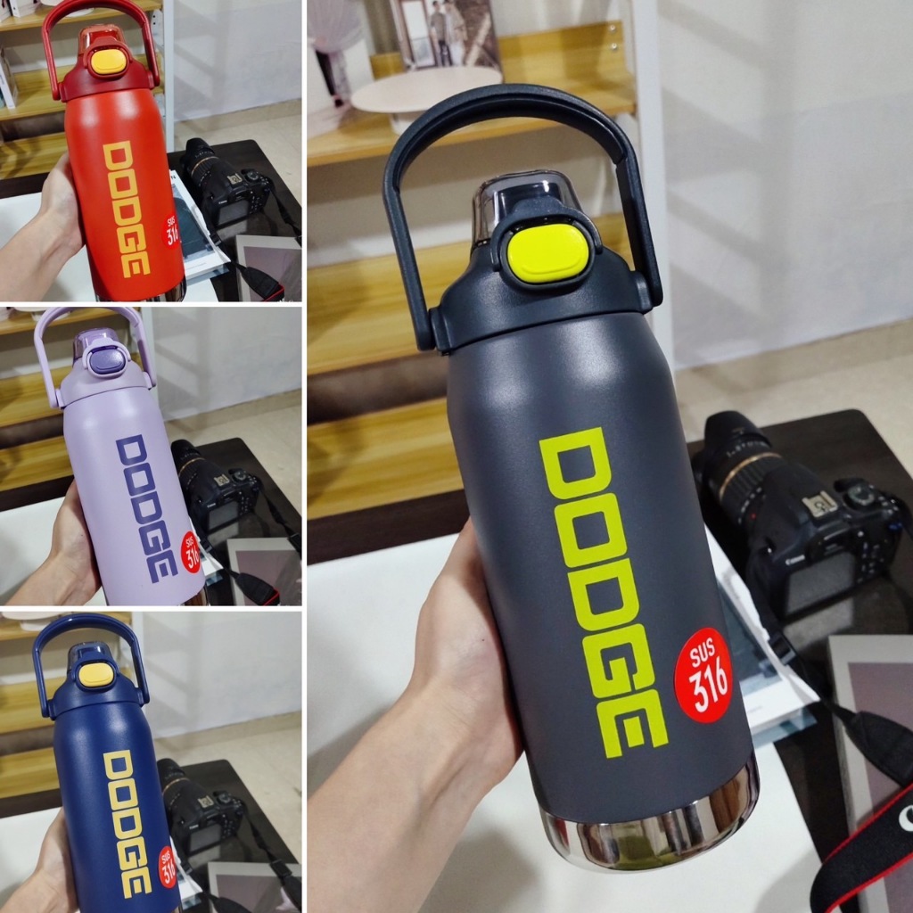 Dodge(ดอดจ์) กระติกน้ำเก็บอุณหภูมิ ขนาด 1200ML สแตนเลส ไม่เป็นสนิม กระบอกน้ำเก็บความเย็น ของแท้