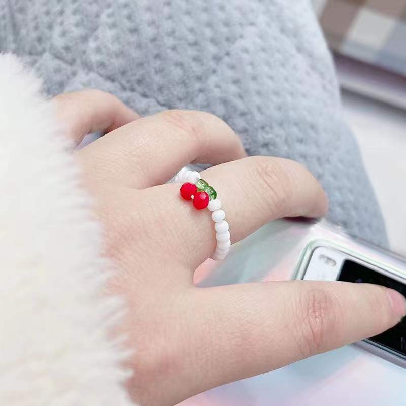 ส่งด่วน🔥รวมลิงค์เชอรี่ Cherry แหวน สร้อยคอ สร้อยข้อมือตกแต่งเชอรี่ มีหลายแบบ - รูปที่ 4