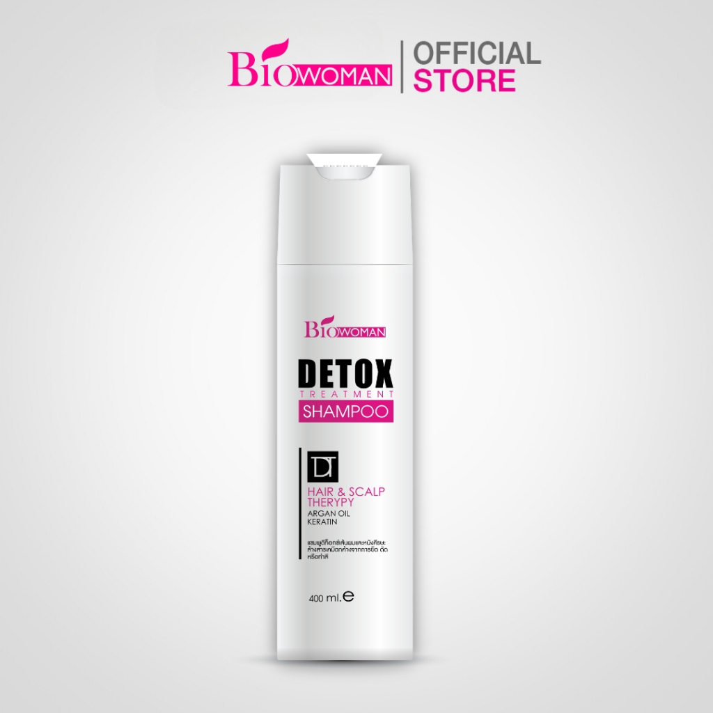 Biowoman ไบโอวูเมนส์ ดีท็อกซ์ แชมพู 400 มล.