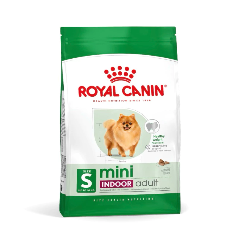 [3KG]Royal Canin อาหารสุนัขสูตร MINI INDOOR ADULT สุนัขโต พันธุ์เล็ก เลี้ยงในบ้านขนาด 3 กก.