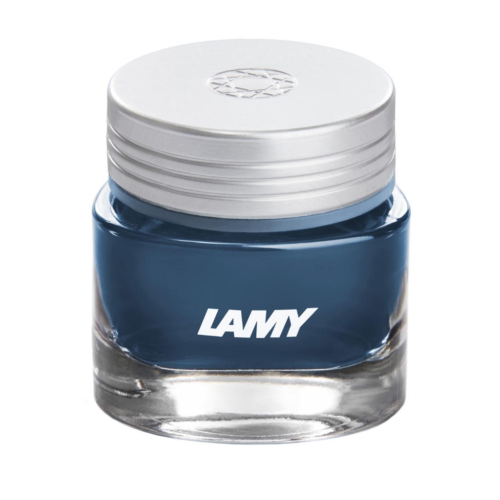 LAMY T53 (Benitoite) crystal Ink 30 ml. (หมึกปากกาลามี่ สีเบนิโตอิท กันน้ำ)