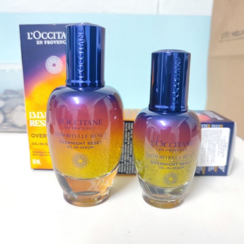 New ป้ายไทยค่ะ L'occitane Immortelle Reset Overnight Oil In Serum
