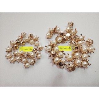 มงกุฎมุก มงกุฏตกแต่ง มงกุฏจิ๋ว มงกุฏสีทอง มงกุฎdiy ทำงานฝีมื…