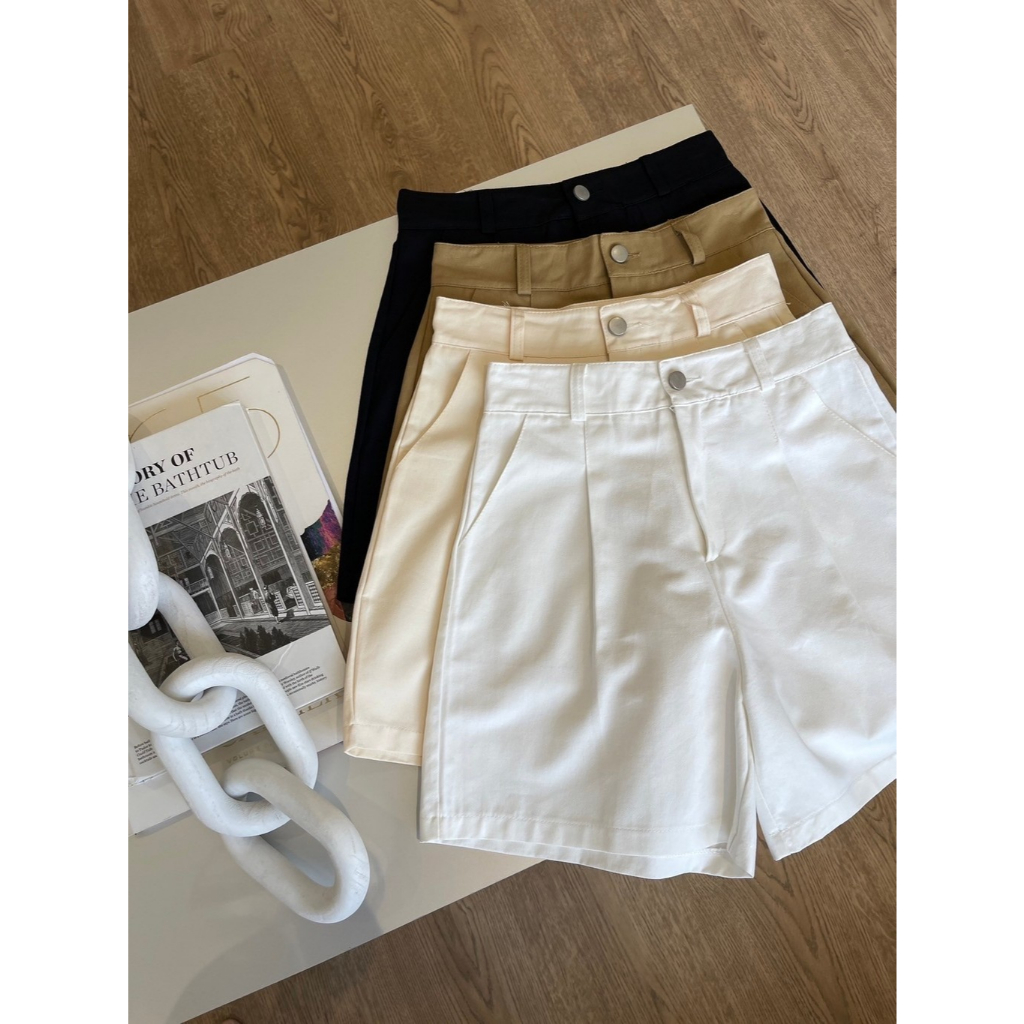 NEW KUMMI Short กางเกงผ้าขาสั้น