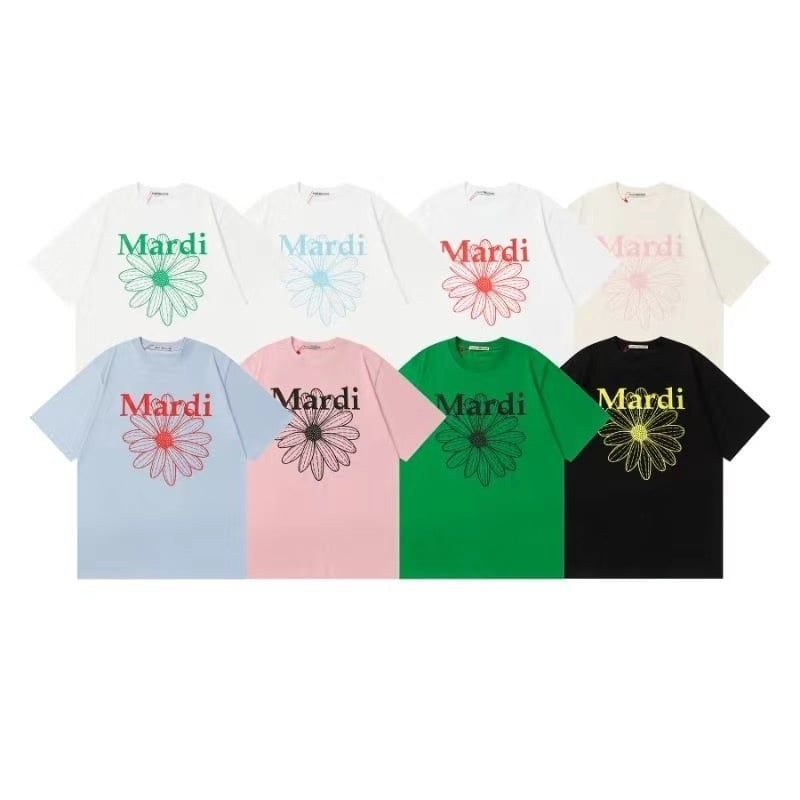 Mardi แบรนด์เกาหลี เสื้อยืดลายดอกเดซี่
