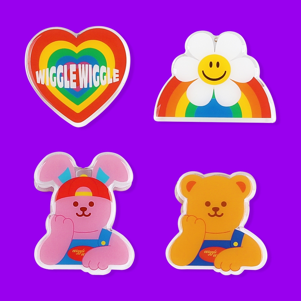 Wiggle Wiggle Acrylic Clip Set ชุดตัวหนีบอะคริลิค