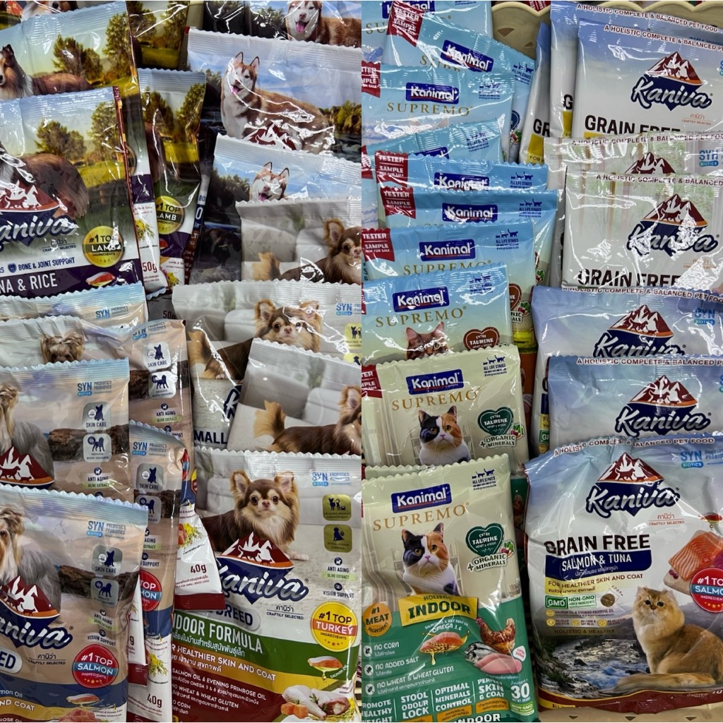 Tester อาหารแมว คละรส (สินค้าฟรี ห้ามสั่งซื้อ)