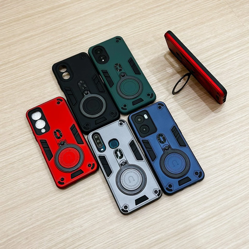 เคสกันกระแทก 2in1 พร้อมขาตั้ง Samsung A05 A05S A15 A17 A35 A53 A54 A55 S23FE S23ULTRA S24FE S24ULTRA เคสซัมซุง A05 S A56