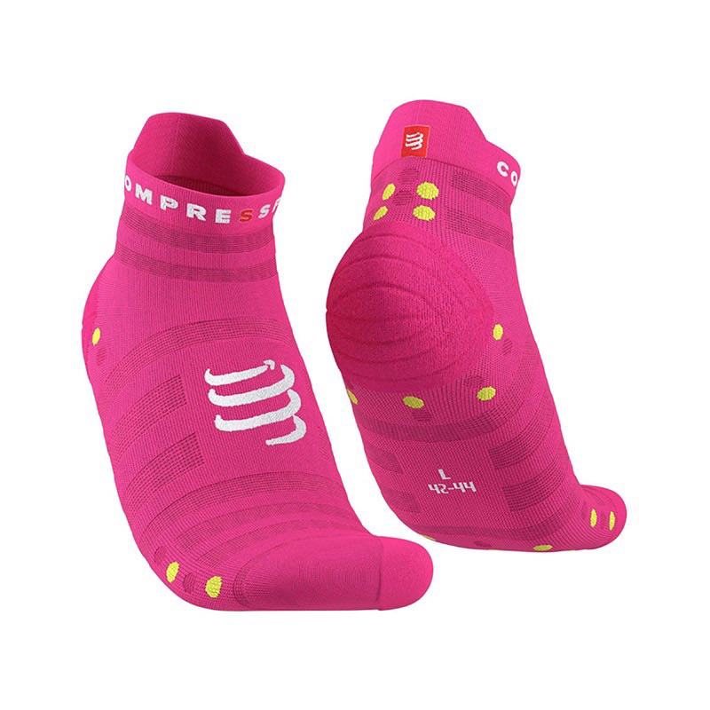 ถุงเท้าวิ่ง Compressport Pro Racing Socks v4.0 Ultralight Run Low รุ่นบางพิเศษ อัลตร้าไลท์ ข้อสั้น สีใหม่ 2023 Size T3