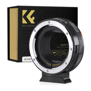 K&F Concept EF to EOS R Adapter Auto Focus Lens Mount Adapter for Canon EF EF-S Lens and  EOS R/RF