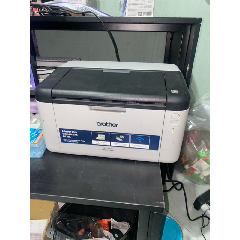 Brother HL-1210W ปริ้นขาวดำ ปริ้นได้อย่างเดียว ปริ้นผ่านไวไฟ พร้อมใช้งาน(มือสอง)