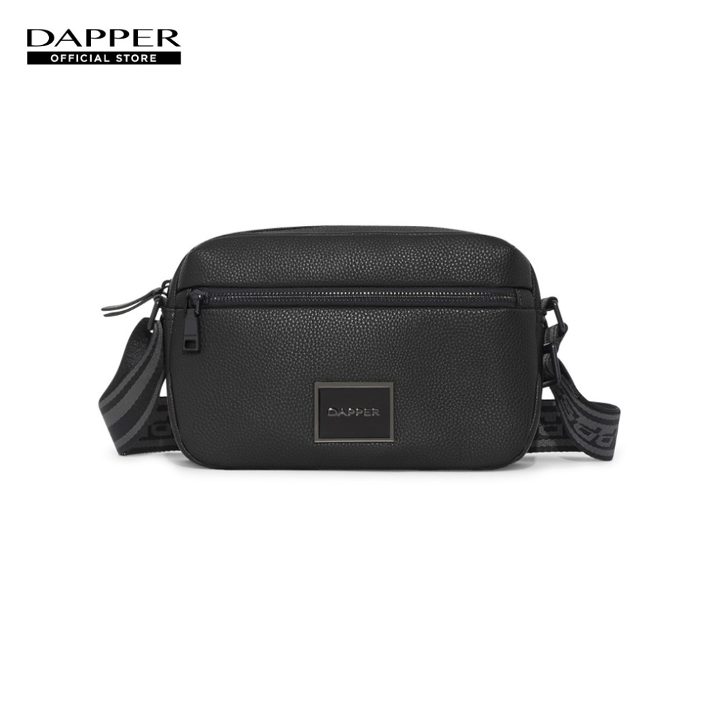 DAPPER กระเป๋าสะพายข้าง Everyday Zipper Crossbody Bag สีดำ (BM5/BK/1246SF)
