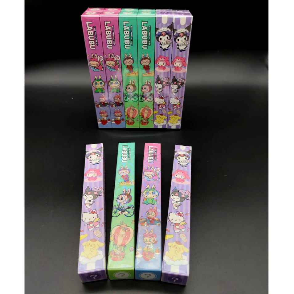 แพ็ค 12 ชิ้น ปากกาเจล Labubu หมึกน้ำเงิน บรรจุกล่อง น่ารัก น่าใช้ **ข้างในกล่องปากกาเป็น Labubu ทั้งหมด **