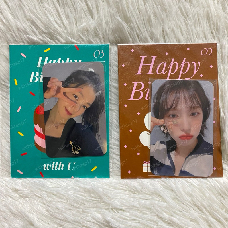 [พร้อมส่ง] 2023 ARTIST BIRTHDAY BIRTHDAY CARD - Red Velvet IRENE WENDY ไอรีน เวนดี้ พี่เบ น้องวาน