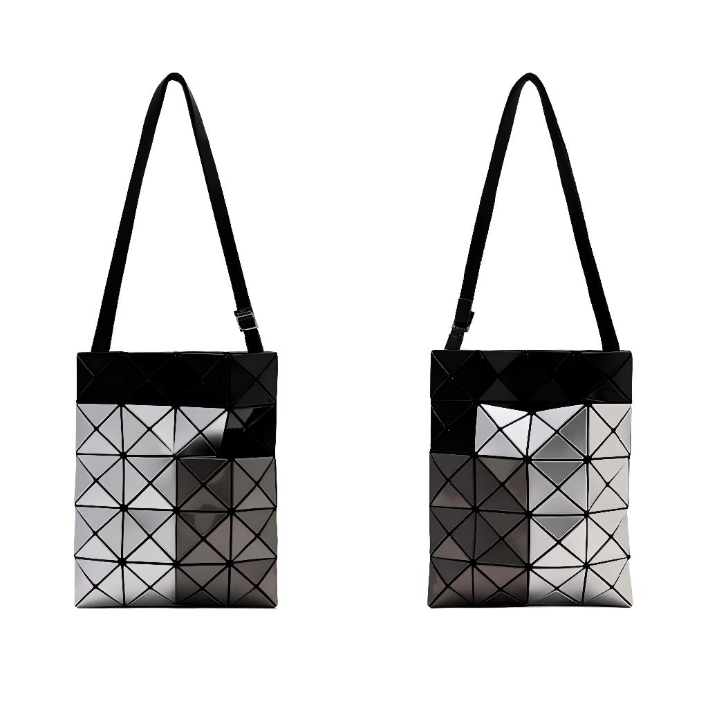[Japan]2024 ฤดูกาลใหม่ BAOBAO Issey Miyake ซีรีส์ 6x6 ของแท้ 100% กระเป๋าสะพายเดี่ยว
