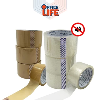 QQ Tape (คิวคิว) OPP เทปไร้เสียง เทปใส ขนาด 2 นิ้ว x 45 / 100 หลา 45 ไมครอน ( 1 ม้วน )