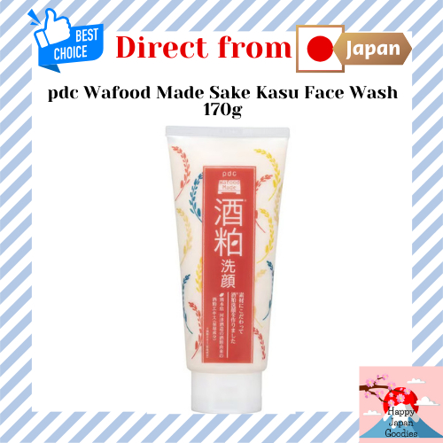 pdc Wafood Made Sake Kasu Face Wash 170g [Direct from Japan]