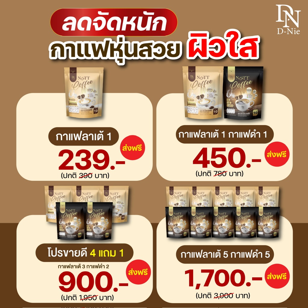 กาแฟลดหิว ทานได้น้อยลง ไม่อยากข้าว นัทคอฟฟี่ อร่อย หอม กลมกล่อม ส่งฟรี มีปลายทาง มีของแถม