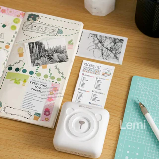 กระดาษสติ๊กเกอร์ไดคัท กันน้ำ Peripage 50*30ดวง 25*15ดวง 50*15ดวง 50*50ดวง