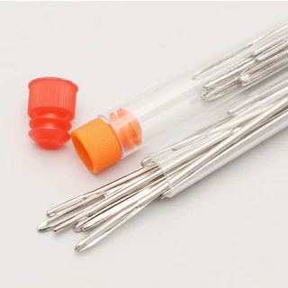 เข็มปักครอสติส แฮนด์เมด ขนาดใหญ่ เข็มสแตนเลส สําหรับหัตถกรรม Hook Set Kit 9pcs DIY