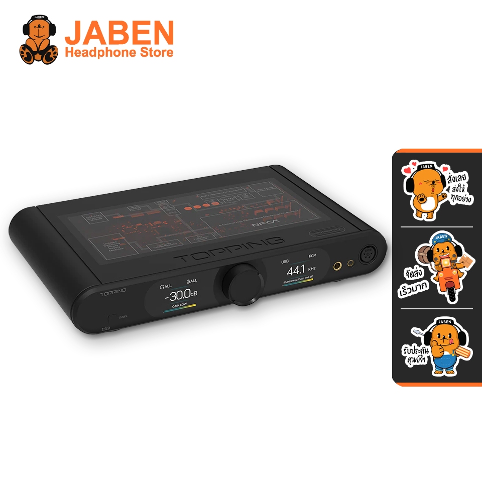 [ประกันศูนย์ไทย] TOPPING DX9 15th Anniversary ชิป DAC AK4499EQ โมดูล NFCA แยก Bluetooth 5.0 LDAC