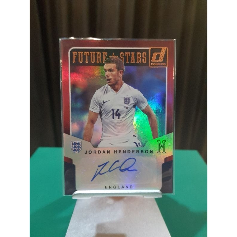 2015 PANINI DONRUSS SOCCER FUTURE STARS : JORDAN HENDERSON / ENGLAND
