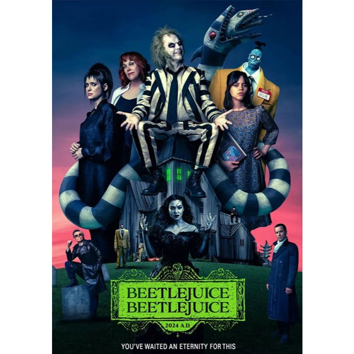 DVD เสียงไทยมาสเตอร์ หนังใหม่ ดีวีดี Beetlejuice ผีขี้จุ๊ยส์