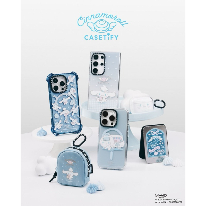 CASETIFY Cinnamoroll กระเป๋าและอื่นๆ [พรีออเดอร์] รับโค้ด 10-30%