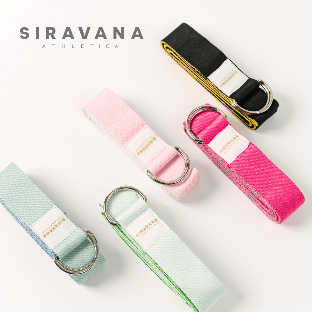 SIRAVANA เชือกโยคะ รุ่น Two Tone Yoga Strap