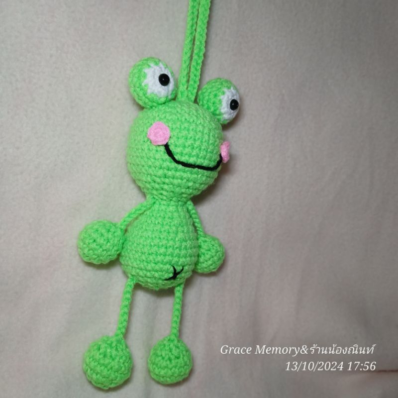 Grace Memory เคโระตุ๊กตากบ กบน้อย พวงกุญแจ ที่ห้อยกระเป๋า เคโระร็อค ของขวัญน่ารัก ของฝากเพื่อน  เจ้ากบบ๊อง keroro frog - รูปที่ 4