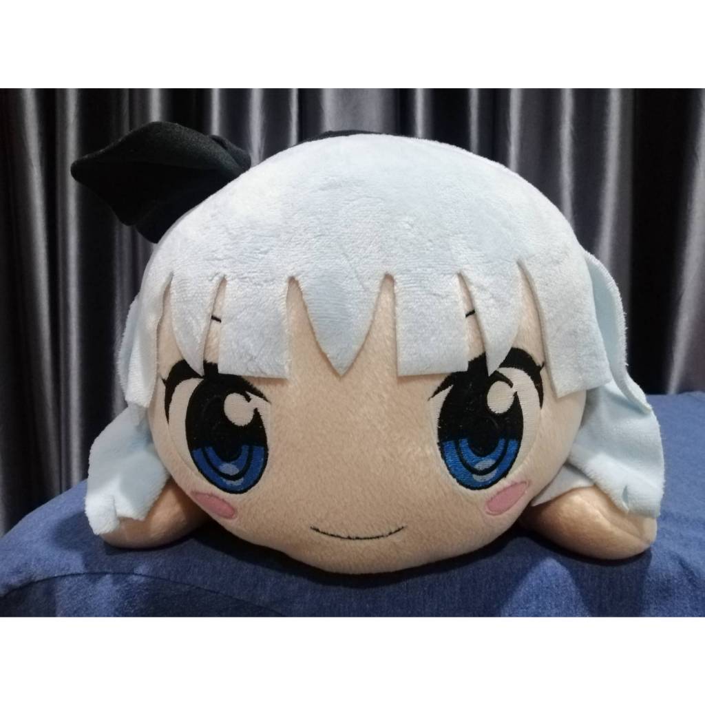 ตุ๊กตาอนิเมะTouhou Project Cirno Mega Jumbo Nesoberi Plush Toy Sega Anime Manga ขนาด18นิ้ว